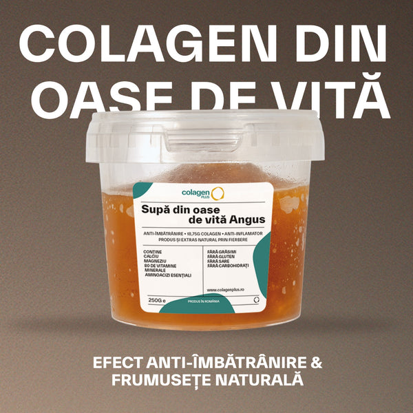 Colagen Bioactiv 100% Natural, 18.750mg, Fără Aditivi, Obținut din Supǎ de Oase Angus pentru Articulații & Ten · colagenPLUS  colagenPLUS.