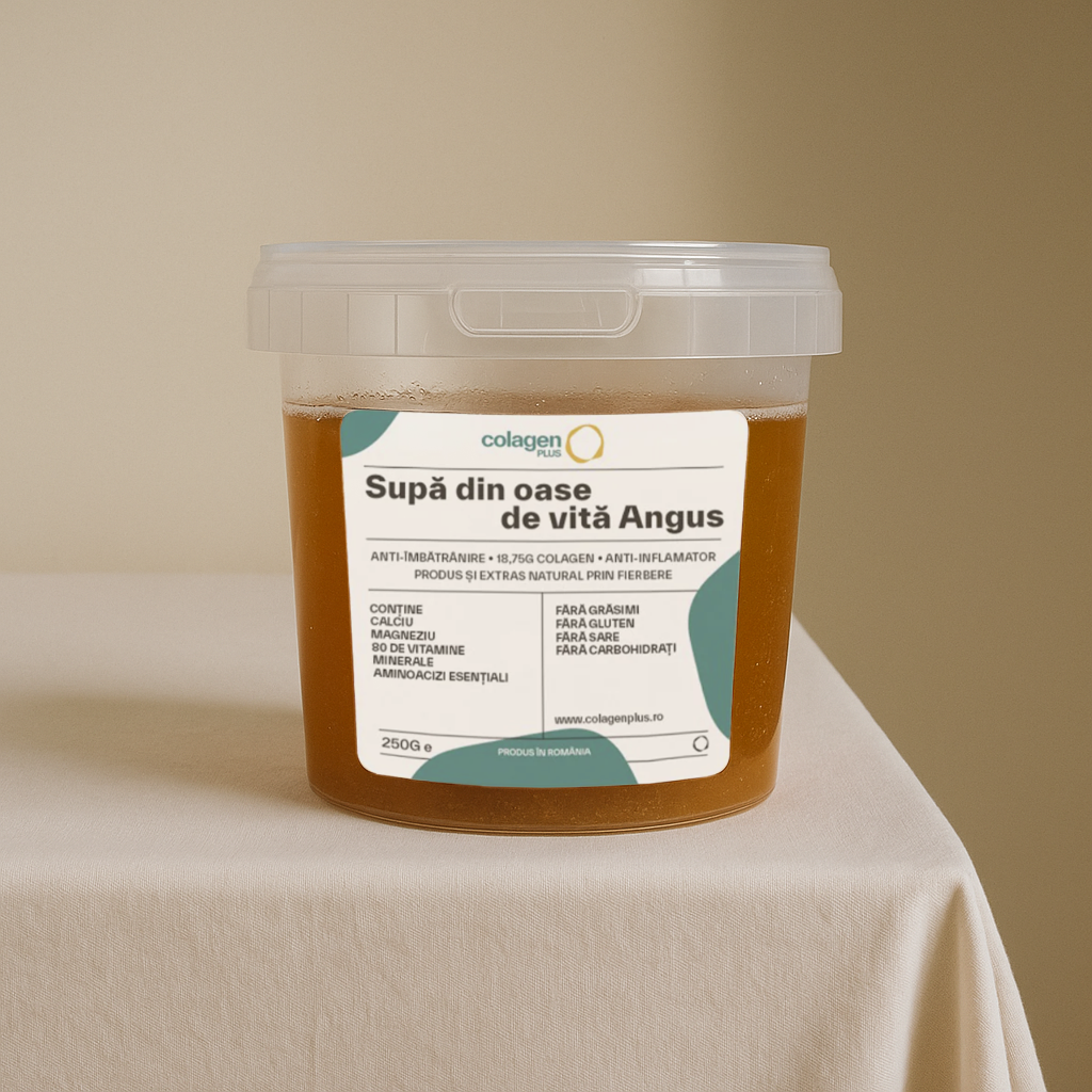 Cutie ColagenPlus – colagen natural 100% din oase de vită, supliment pentru articulații și piele