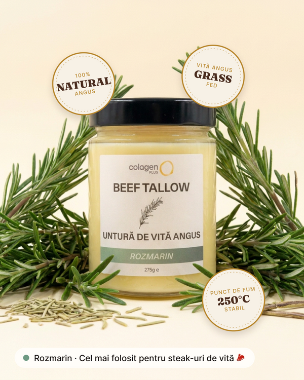 Untură de vită Angus cu Rozmarin, borcan 275 g
