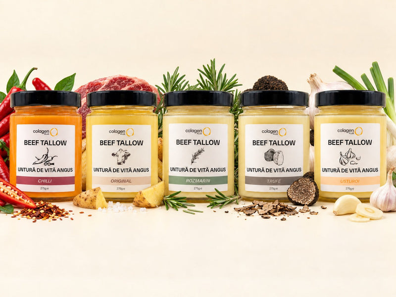 Untură de vită Angus MIX Descoperă: Chilli, Original, Rozmarin, Trufe și Usturoi, cu ingredientele lor