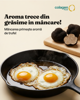 Ouă ochiuri gătite în untură de vită Angus cu trufe