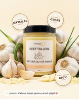 Untură de vită Angus cu Usturoi, borcan 275 g